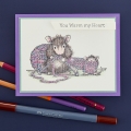 Bild 6 von Spellbinders Knit One Cling Rubber Stamp Set - House Mouse Stempelgummi