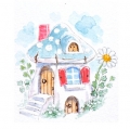Bild 2 von Art Impressions Clear Stamp-Set  - Fairy Houses Set