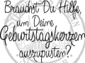 StempelBar Stempelgummi Geburtstagskerzenhilfe