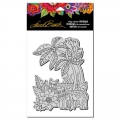 Stampendous Cling Stamp Gummistempel Laurel Leopard Jungle