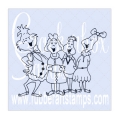 Bild 1 von Crackerbox & Suzy Stamps Cling - Gummistempel Whoville People Singing