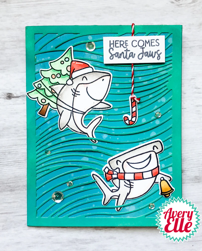 Bild 2 von Avery Elle Clear Stamps - Santa Jaws