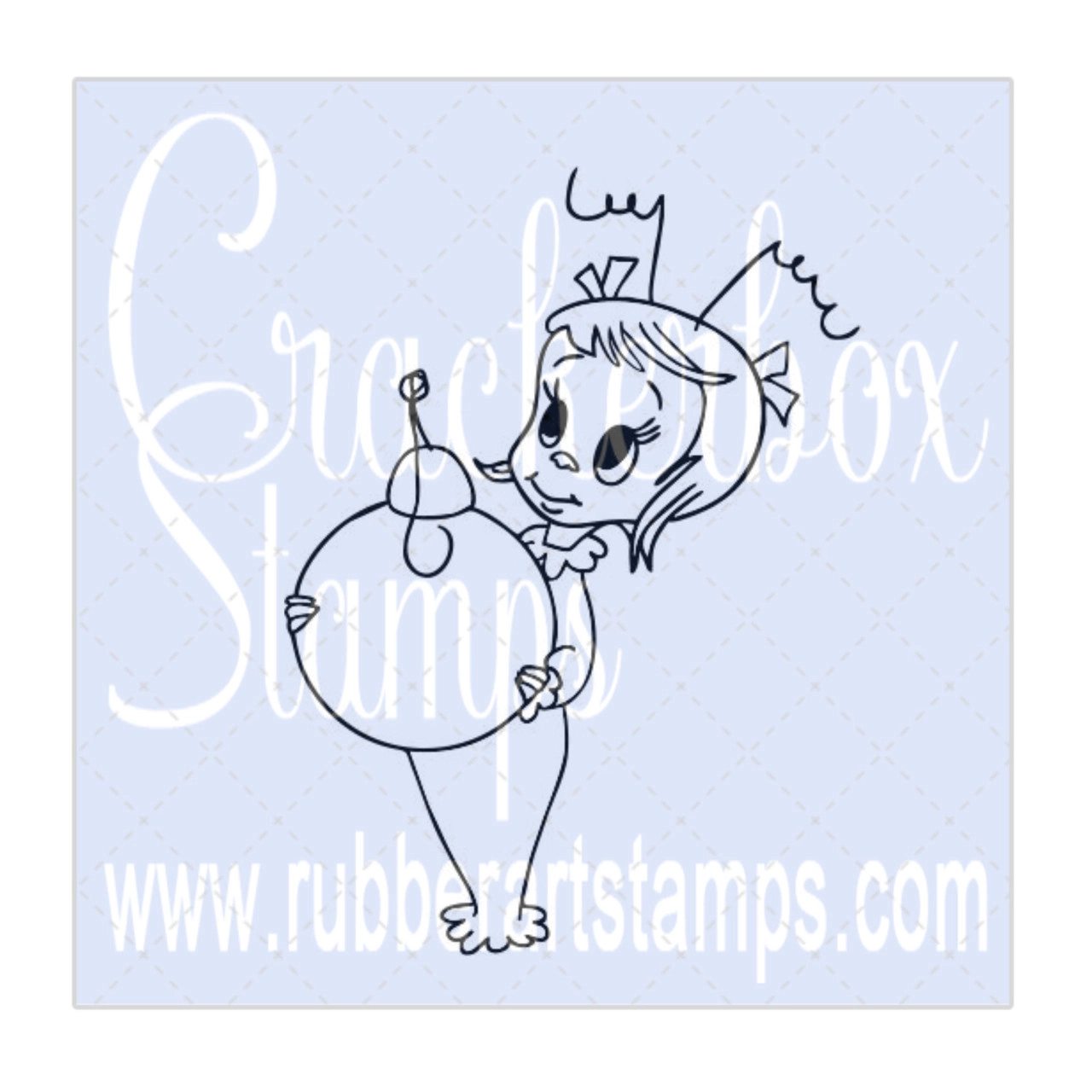 Crackerbox & Suzy Stamps Cling - Gummistempel Cindy Lou