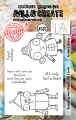 AALL & Create Clear Stamps - Tin Man & Monkey