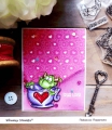 Bild 5 von Whimsy Stamps Clear Stamps - Dudley's Valentine - Drache