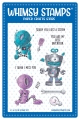 Whimsy Stamps Clear Stamps - Robots