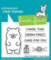 Lawn Fawn Clear Stamps  - Clearstamp Germ-Free Bear