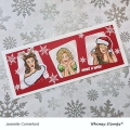 Bild 3 von Whimsy Stamps Clear Stamps  - Gossip Holiday Girls