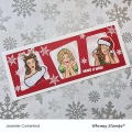Bild 3 von Whimsy Stamps Clear Stamps  - Gossip Holiday Girls