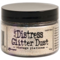 Tim Holtz Distress Stickles Dry Glitter - Loser Glitter Vintage Platinum