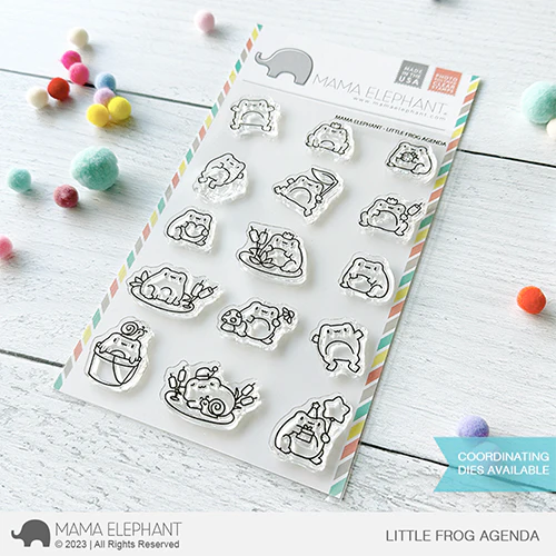 Mama Elephant - Clear Stamps LITTLE FROG AGENDA