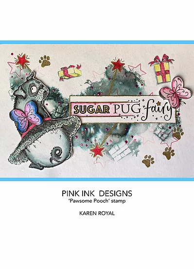 Bild 9 von Pink Ink Designs - Stempel  Pawsome Pooch - Weihnachten Hunde