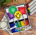 Bild 4 von Whimsy Stamps Die Stanze  - Happy Day Balloons Outline Die Set