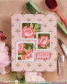 Bild 6 von Waffle Flower  Postage Collage Peony Stencil - Stencil-Set