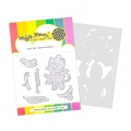 Bild 1 von Waffle Flower Cool Cat Die-n-stencil -  Stanze und Schablone