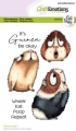 CraftEmotions Stempel - clearstamps A6 - Guinea pig 1 Carla Creaties - Meerschweinchen