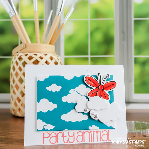 Bild 5 von Whimsy Stamps Clear Stamps -  Party Animal Balloons - Luftballon