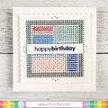 Bild 2 von Waffle Flower Stitchable Pinking Square Die - stickbare Stanze