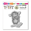 Stampendous Cling Stamps Masked Maxwell Rubber Stamp - House Mouse Gummistempel