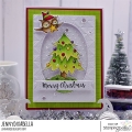 Bild 3 von Gummistempel Stamping Bella Cling Stamp HOLIDAY OWL WITH A STAR RUBBER STAMP