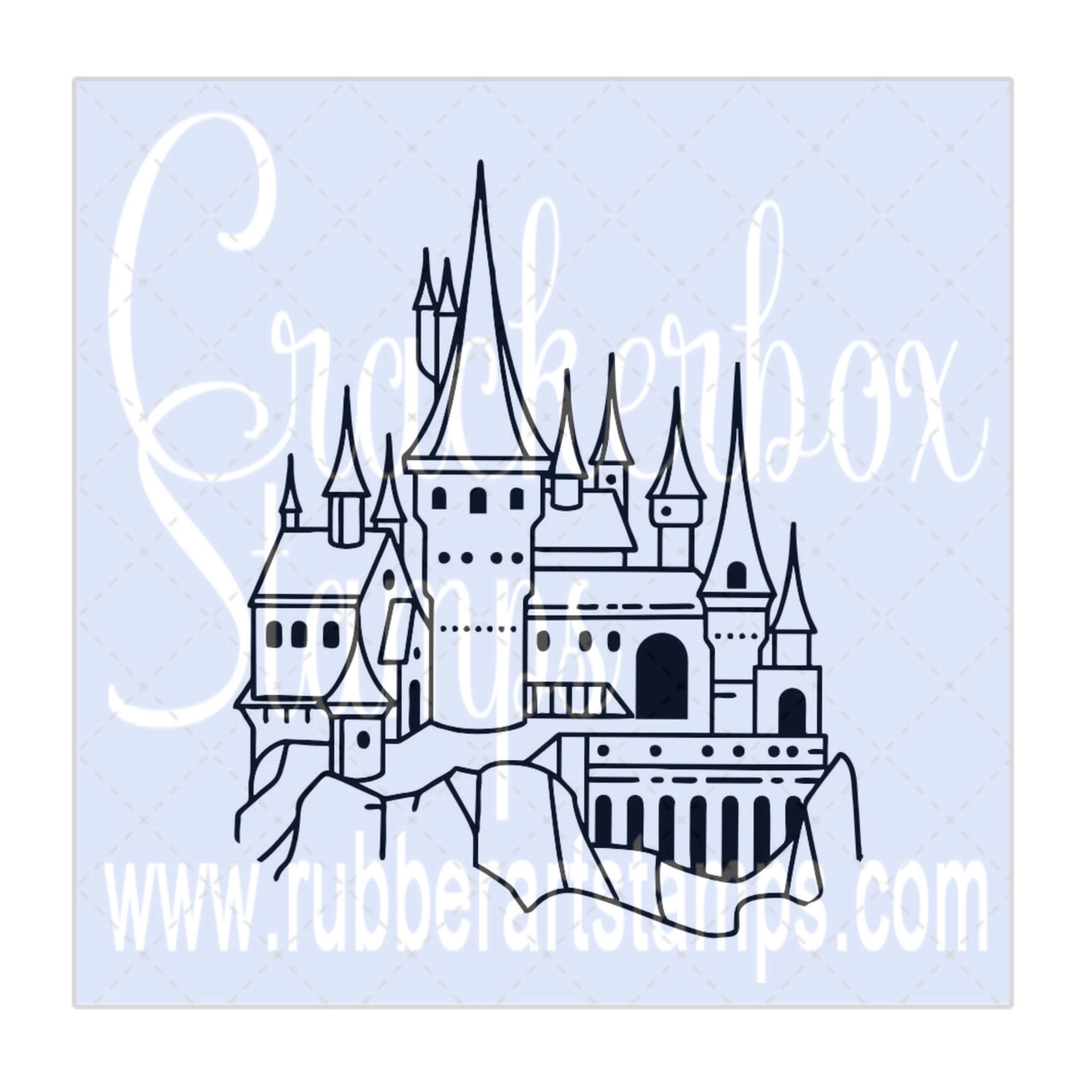 Bild 1 von Crackerbox & Suzy Stamps Cling - Gummistempel Castle of Hogwarts