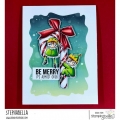 Bild 2 von Gummistempel Stamping Bella Cling Stamp ODDBALL CANDY CANE ELVES RUBBER STAMP