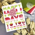 Bild 2 von Hero Arts Stanze Happy Holidays Cover Plate