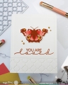 Bild 9 von Waffle Flower Postage Butterfly Trio Clear Stamp Set - Stempel