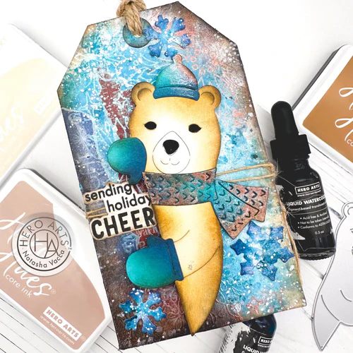 Bild 2 von Hero Arts  Stanze - Peeking Winter Bear Fancy Die (C)