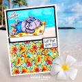 Bild 13 von Whimsy Stamps Clear Stamps  - Hippo Yoga