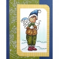 Bild 5 von Stampendous Cling Stamps Snow Swirls Rubber Stamp - Gummistempel