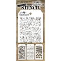 Tim Holtz Collection Schablone Mini Layering Stencil Set #06