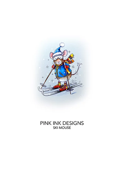 Bild 6 von Pink Ink Designs - Stempel Ski Mouse (Ski Maus)