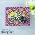 Bild 8 von Honey Bee Stamps DieCuts - Palm Front Cover Plate - Stanzschablone Palmen Hintergrund