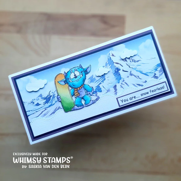 Bild 13 von Whimsy Stamps Clear Stamps  - Snow Monsters