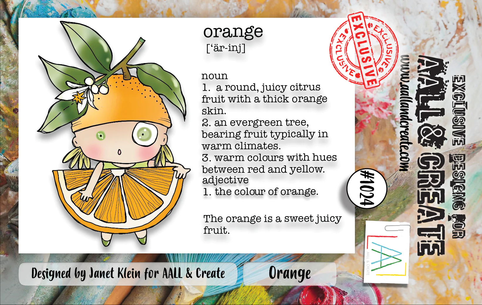 AALL & Create Clear Stamps - ORANGE