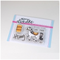Heffy Doodle Clear Stamps  - Hay There Stamp - Stempel Pferd