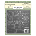 LISA HORTON - 3D Prägefolder - Postal Marks North Pole