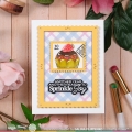 Bild 4 von Waffle Flower  Postage Collage Cupcake Stencil - Stencil-Set
