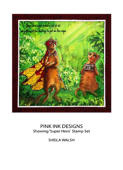 Bild 13 von Pink Ink Designs - Stempel Super Hero - Erdmännchen
