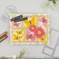 Bild 11 von Waffle Flower  Postage Collage Spring Breeze Stencil - Stencil-Set