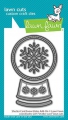 Lawn Fawn Cuts  - Stanzschablone Shutter Card Snow Globe add-on