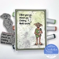 Bild 2 von Crackerbox & Suzy Stamps Cling - Gummistempel Dobby