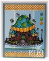 Bild 2 von Riley and Company Gummistempel - MUSHROOM LANE - BUTTERFLY HOUSE