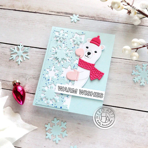 Bild 4 von Hero Arts  Stanze - Peeking Winter Bear Fancy Die (C)