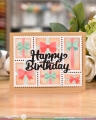 Bild 4 von Waffle Flower Postage Collage Gifts Stencil - Stencilschablone 