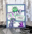 Bild 8 von Whimsy Stamps Clear Stamps - Monster Cuties
