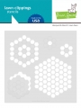 Lawn Fawn Stencil - honeycomb stencil