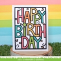Bild 2 von Lawn Fawn Cuts  - Stanzschablone - giant outlined happy birthday: portrait