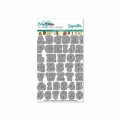 CarlijnDesign Snijmallen Alfabet chocoladeletters - Stanzen Alphabet